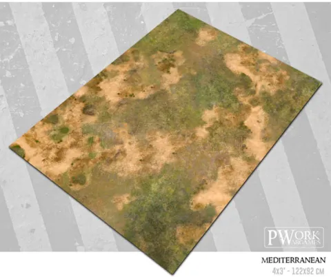 Photo de Tapis de Jeu - Neoprene Mat Mediterranean 3×4" (92x122cm)