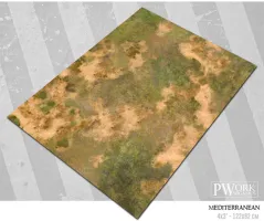 Photo de Tapis de Jeu - Neoprene Mat Mediterranean 3×4" (92x122cm)