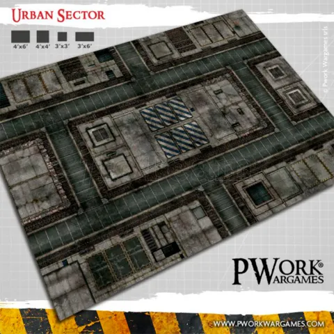 Photo de Tapis de Jeu - Neoprene Mat Urban Sector 44x60 (112x153cm)