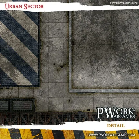 Photo de Tapis de Jeu - Neoprene Mat Urban Sector 44x60 (112x153cm)