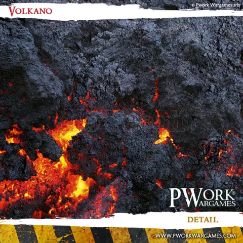 Photo de Tapis de Jeu - Neoprene Mat Volcano 44x60 (112x153cm)