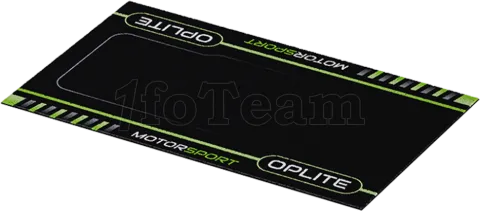 Photo de Tapis de sol Gamer Oplite Ultimate GT Floor Mat (Noir/Vert)