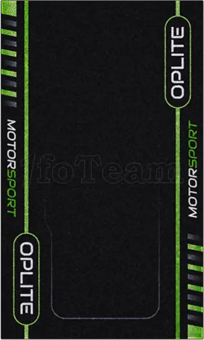 Photo de Tapis de sol Gamer Oplite Ultimate GT Floor Mat (Noir/Vert)