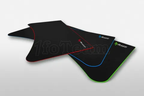 Photo de Tapis de Souris Arozzi Arena Deskpad (Noir/Vert)