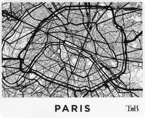 Photo de Tapis de souris Exclusiv T'nB Paris (Noir/Blanc)
