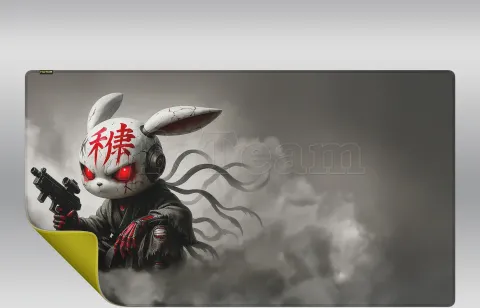 Photo de Tapis de Souris Hator Tonn Evo Angry Bunny - Taille 3XL (Gris)