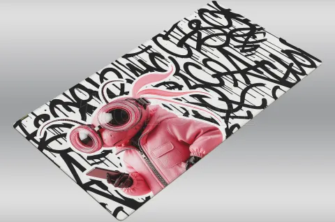 Photo de Tapis de Souris Hator Tonn Evo Dragonfly - Taille 3XL (Blanc/Noir)