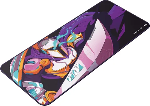 Photo de Tapis de souris Havit Gaming MP863 (Noir/Violet)