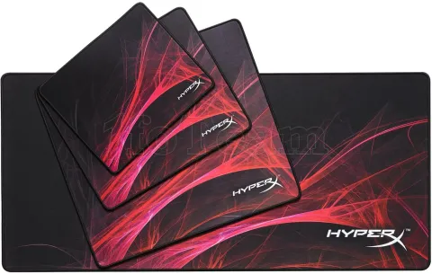 Photo de Tapis de souris HyperX Fury S Pro Speed Edition - Taille L (Noir/Rouge)