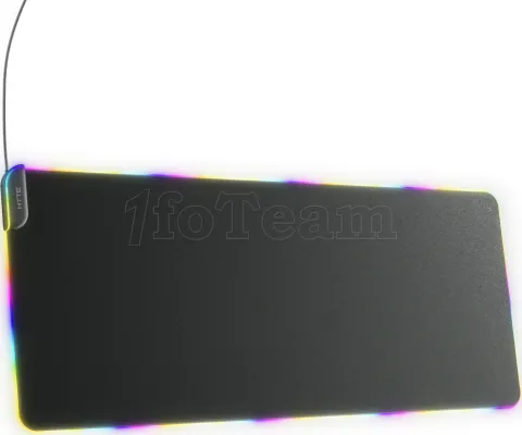 Photo de Tapis de souris Hyte CNVS Intense Play Mat RGB - Taille XL (Noir)
