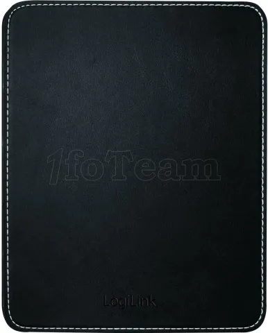 Photo de Tapis de souris Logilink Leather Design (Noir)