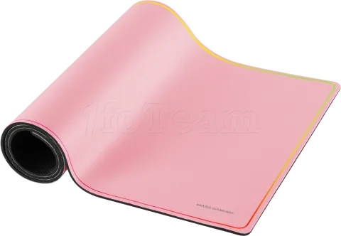 Photo de Tapis de souris Mars Gaming MMP224 - Taille XXL (Rose)