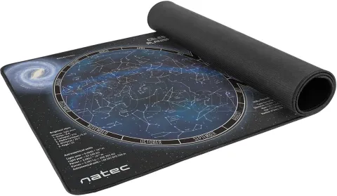 Photo de Tapis de Souris Natec Universe Maxi NPO-1299 - Taille XL (Noir/Bleu)