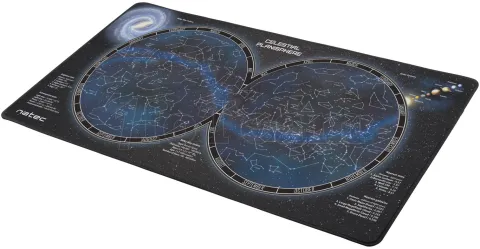 Photo de Tapis de Souris Natec Universe Maxi NPO-1299 - Taille XL (Noir/Bleu)