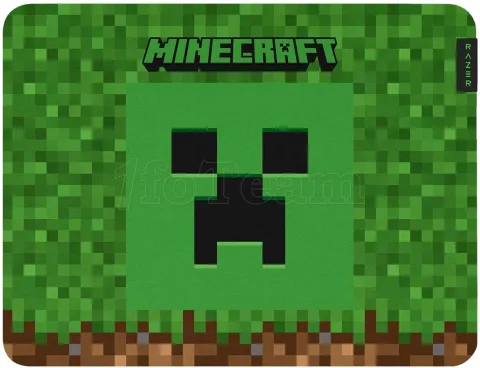 Photo de Tapis de Souris Razer Gigantus V2 Minecraft - Taille M (Noir/Vert)