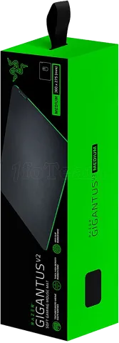 Photo de Tapis de Souris Razer Gigantus V2 - Taille M (Noir/Vert)