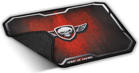 Photo de Tapis de souris Spirit of Gamer WingedSkull - Taille M (Noir/Rouge)