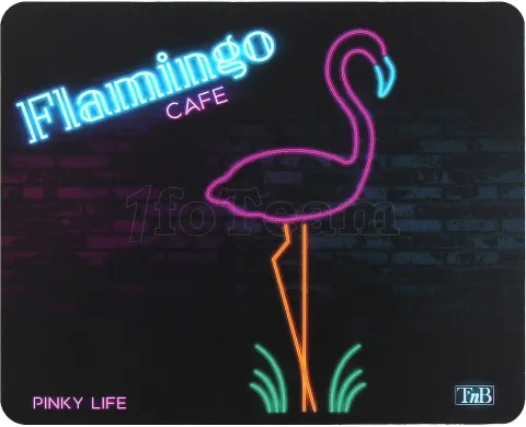 Photo de Tapis de souris T'nB Neon Flamingo (Thème Néon)