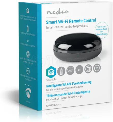 Photo de Télécommande Nedis SmartLife WIFIRC10CBK (Noir)