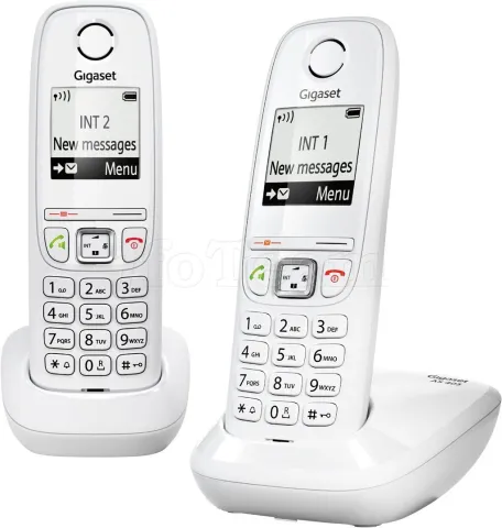 Photo de Téléphone fixe sans fil Gigaset AS405A - 1 combiné (Blanc)