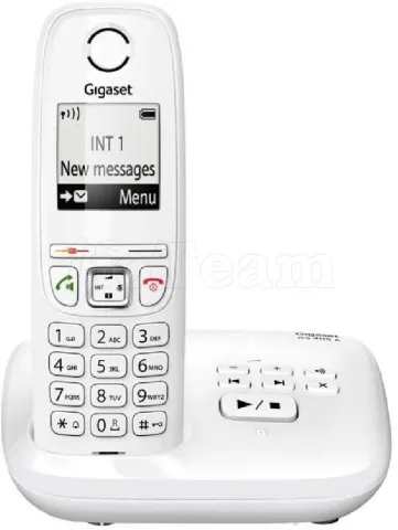 Photo de Téléphone fixe sans fil Gigaset AS405A - 1 combiné (Blanc)