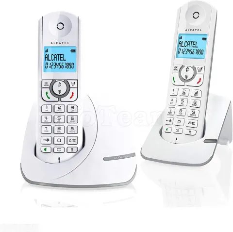 Photo de Téléphones fixes sans fil Alcatel F360 Voice Trio - 3 combinés (Blanc)
