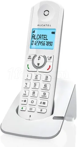 Photo de Téléphones fixes sans fil Alcatel F390 Duo - 2 combinés (Blanc/Gris)