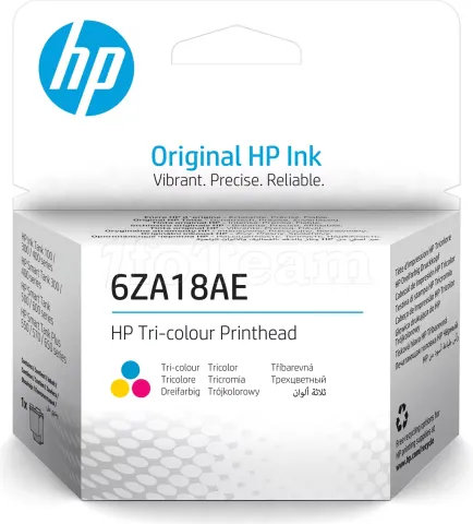 Photo de Tête d'impression HP 6ZA18AE (3 Couleurs)