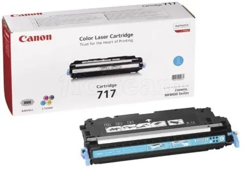 Photo de Toner Canon 717 Cyan (4000 pages)