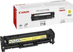 Photo de Toner Canon 718 Jaune (2900 pages)