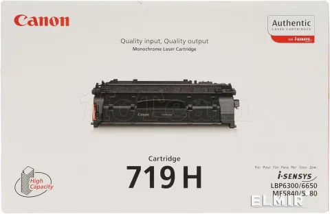 Photo de Toner Canon 719H Noir (6400 pages)