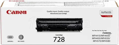 Photo de Toner Canon 728 Noir (2100 pages)