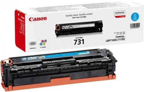 Photo de Toner Canon 731 Cyan (1500 pages)