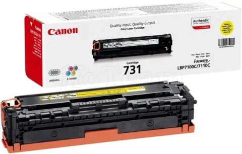 Photo de Toner Canon 731 Jaune (1500 pages)