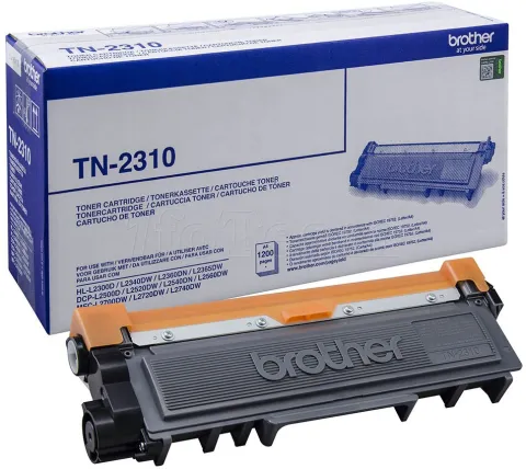 Photo de Toner Noir Brother TN-2310 Noir HL23xx/MFC27xx/DCPL25xx/52xx - 1200 pages