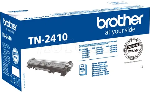 Photo de Toner Noir Brother TN-2410 - 1200 pages