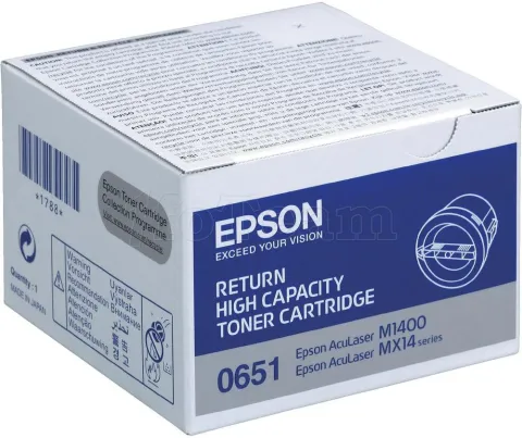 Photo de Toner Noir Epson Aculaser M1400 (C13S050651) - 2200 pages