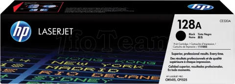 Photo de Toner Noir HP 128A Laserjet CE320A - 2000 pages