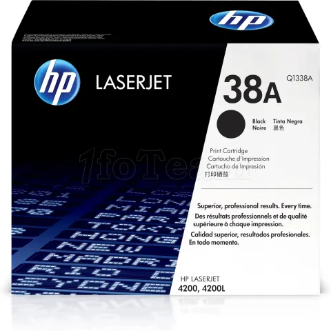 Photo de Toner Noir HP 38A (Q1338A) - 12000 pages
