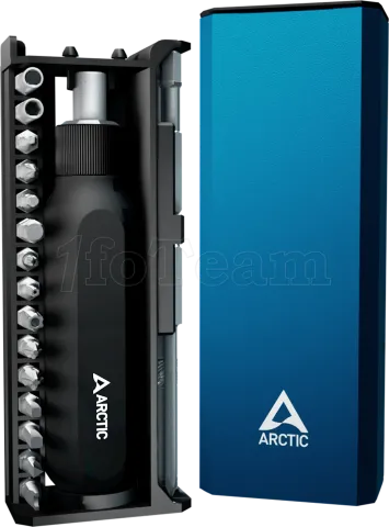 Photo de Tournevis électrique Arctic Ratchet 24 embouts (Bleu)