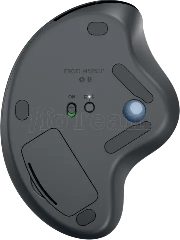 Photo de Trackball sans fil Bluetooth Logitech Ergo M575S (Noir)