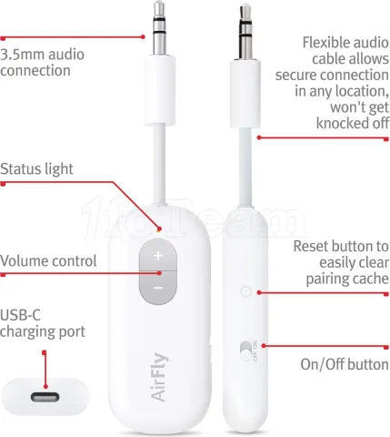 Photo de Transmetteur Bluetooth audio TwelveSouth AirFly