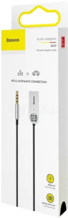 Photo de Transmetteur Bluetooth Baseus avec Jack 3,5mm (Noir)