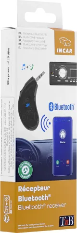 Photo de Transmetteur Bluetooth T'nB Compact avec Jack 3,5mm (Noir)