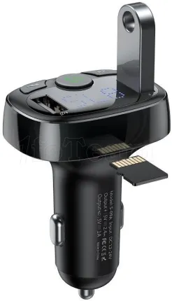 Photo de Transmetteur FM Bluetooth Baseus Car Charger (Noir)