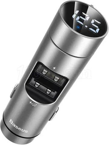 Photo de Transmetteur FM Bluetooth Baseus Energy Column (Gris)