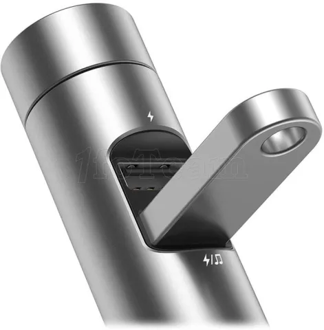 Photo de Transmetteur FM Bluetooth Baseus Energy Column (Gris)