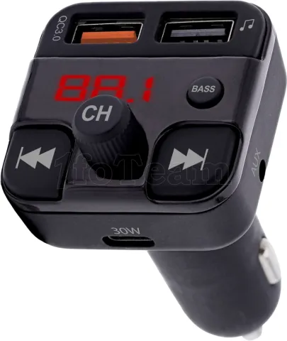 Photo de Transmetteur FM Bluetooth T'nB Ultime avec 2x USB-A + 1x USB-C
