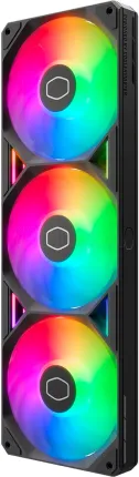 Photo de Triple Ventilateur de boitier Cooler Master SickleFlow Edge RGB - 36cm (Noir)
