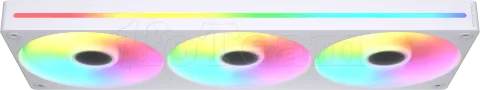 Photo de Triple Ventilateur de boitier Cougar Unity Reverse RGB - 360mm (Blanc)